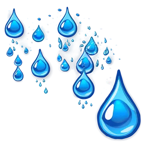 Falling Raindrop Transparent Png Eaq PNG image