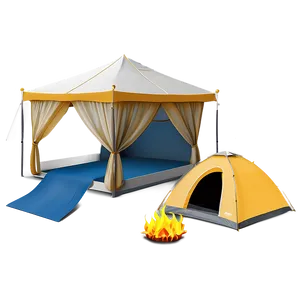 Family Camping Tent Png 05252024 PNG image