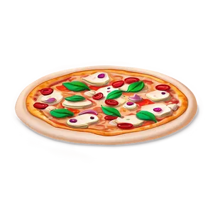 Family Cartoon Pizza Png Vcp PNG image