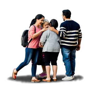 Family Group Hug PNG 58 PNG