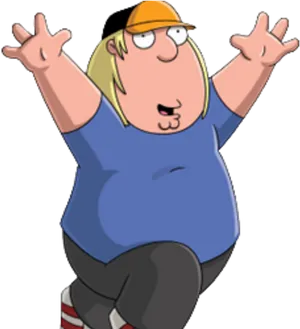 Family Guy Chris Griffin Gesture PNG image