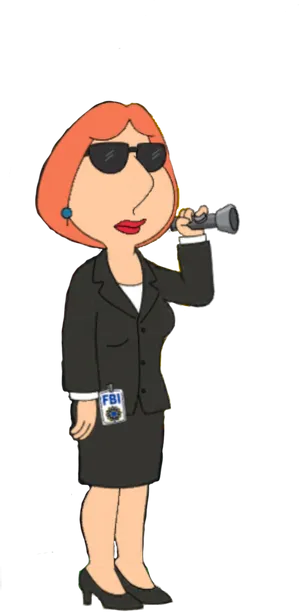 Family Guy F B I Agent Character PNG image