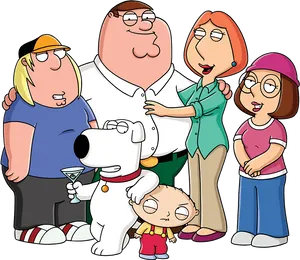 Family Guy Griffin Family Portrait PNG image