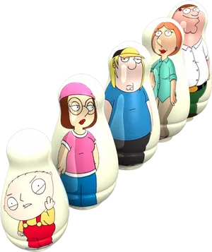 Family Guy Matryoshka Dolls PNG image