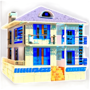 Family Home Blueprint PNG Bbo93