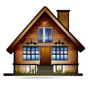 Family House Clipart PNG Puf PNG