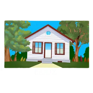 Family House Clipart PNG Rtr PNG