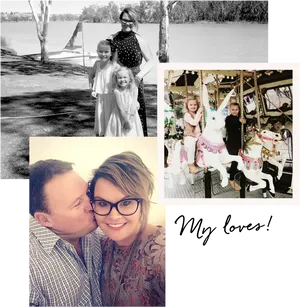 Family Moments Collage PNG