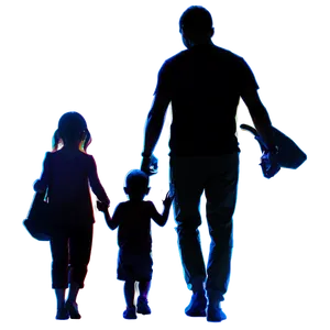 Family Person Silhouette PNG 05252024 PNG