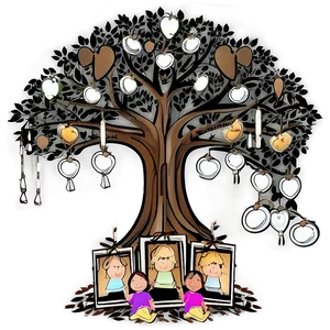 Family Reunion Tree Of Memories PNG 06212024