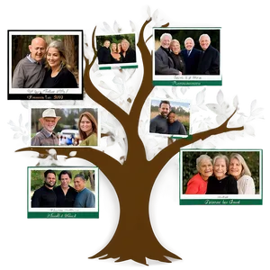 Family Reunion Tree With Photos PNG Fpn
