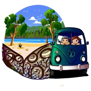 Family Road Trip Cartoon Png 62 PNG image