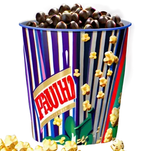 Family Size Popcorn Bucket Combo PNG Roi PNG