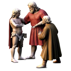 Famous Renaissance Scene PNG Keu