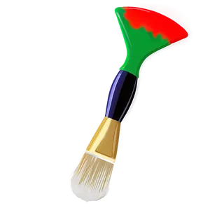 Fan Shape Paint Brush Png Drc PNG image