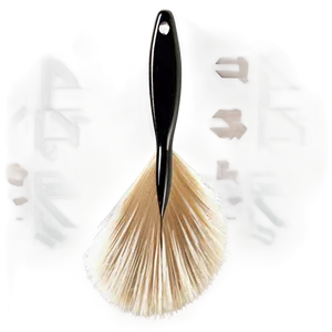 Fan Shape Painting Brush Png 06262024 PNG image