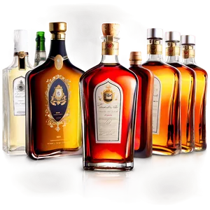 Fancy Alcohol Bottle Png 06122024 PNG image