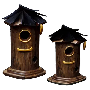 Fancy Birdhouse PNG 06292024