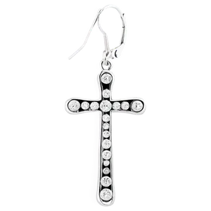 Fancy Cross Earrings PNG 06292024