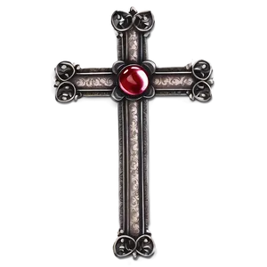 Fancy Cross On Bible PNG Kvs