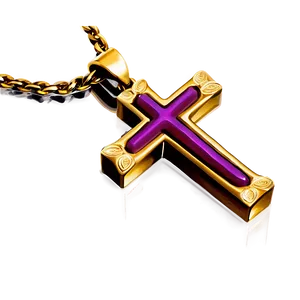 Fancy Cross Pendant PNG 06292024 PNG