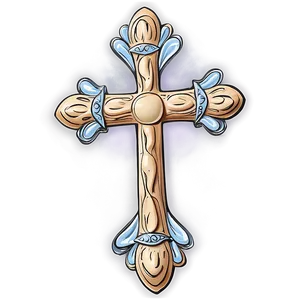 Fancy Cross Sketch PNG 06292024