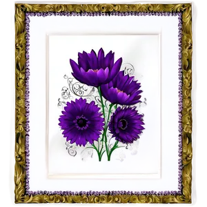 Fancy Frame For Artwork PNG Ccf PNG