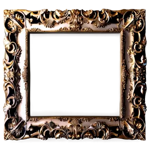 Fancy Frame In Black And White PNG 4 PNG