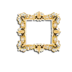 Fancy Frame With Lace PNG 06132024 PNG