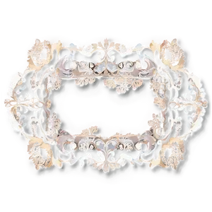 Fancy Frame With Lace PNG 66 PNG