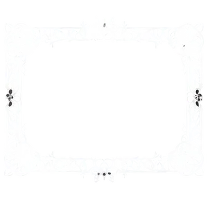 Fancy Frame With Lace PNG Tfn
