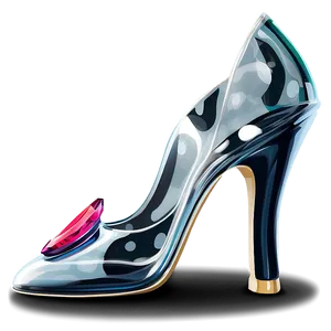 Fancy Glass Shoe For Princess Png 06132024 PNG image