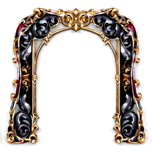 Fancy Gothic Frame PNG 56