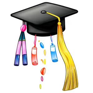 Fancy Graduation Cap Clipart 06262024