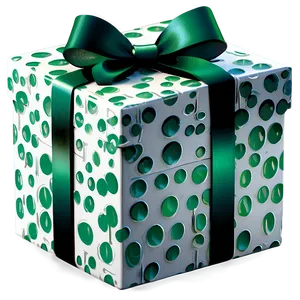 Fancy Green Box PNG 6