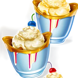 Fancy Ice Cream Cup Png 06262024 PNG image