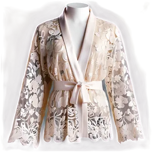 Fancy Lace Robe Png 06132024 PNG image