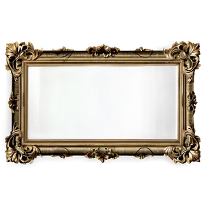 Fancy Mirror Frame Png Tou72 PNG image