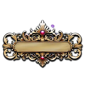 Fancy Name Plate Png 06122024 PNG image