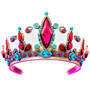 Fancy Neon Crown PNG Uvi