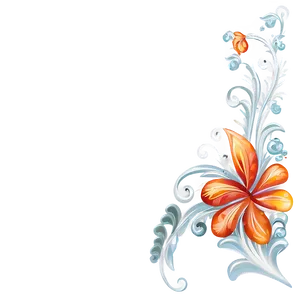 Fancy Photo Border PNG 95