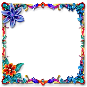 Fancy Photo Border PNG Fxl