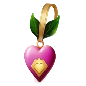 Fancy Pink Heart Emoji PNG 06262024
