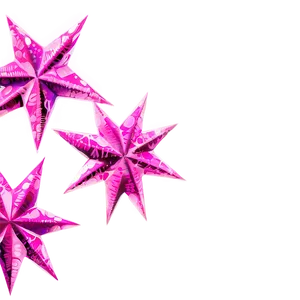 Fancy Pink Stars Png Jef76 PNG image