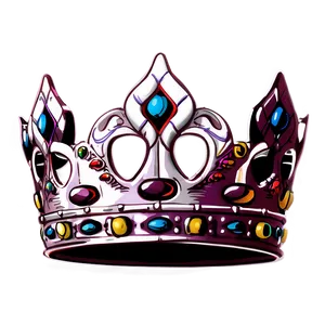 Fancy Queen Crown Drawing PNG Lmw PNG