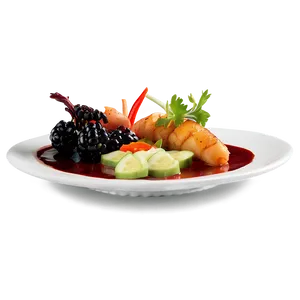 Fancy Restaurant Plate Of Food PNG 77 PNG