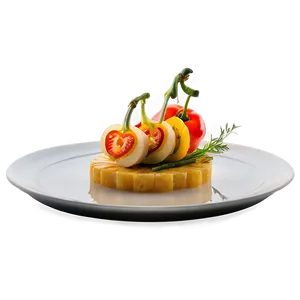 Fancy Restaurant Plate Of Food PNG Dey PNG