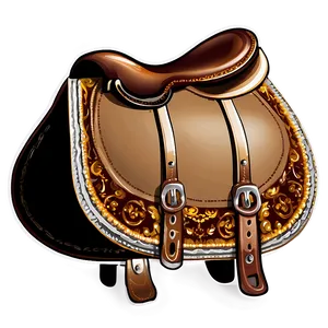 Fancy Saddle PNG Hjl86