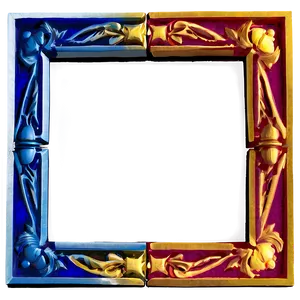 Fancy Square Frame Png 06132024 PNG image