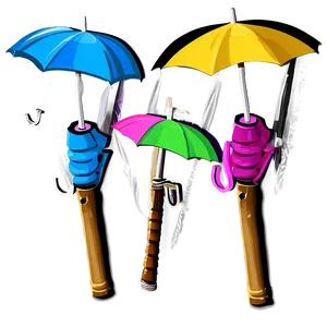Fancy Umbrella PNG 48